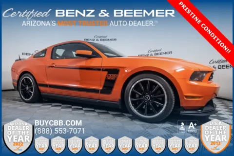 Orange 2012 Ford Mustang Boss 302 for sale in Scottsdale, AZ