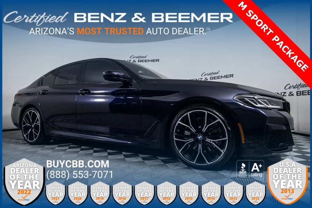 Black 2022 BMW 5 Series 530i for sale in Scottsdale, AZ