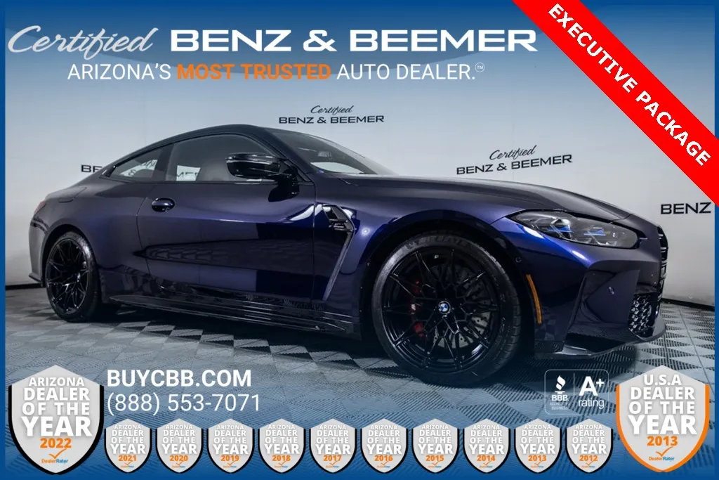 Blue 2024 BMW M4 Competition for sale in Scottsdale, AZ