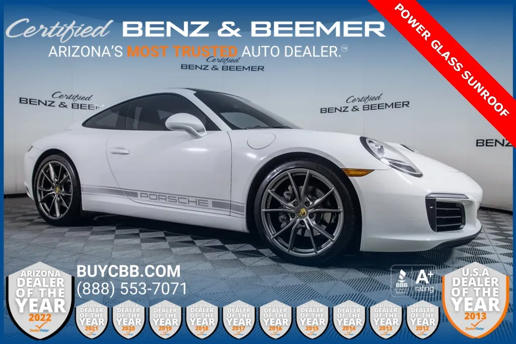 White 2017 Porsche 911 Carrera for sale in Scottsdale, AZ