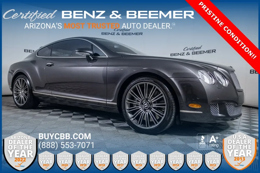 Silver 2008 Bentley Continental GT Speed for sale in Scottsdale, AZ