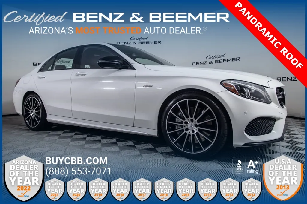 White 2017 Mercedes-Benz C-Class C 43 AMG for sale in Scottsdale, AZ