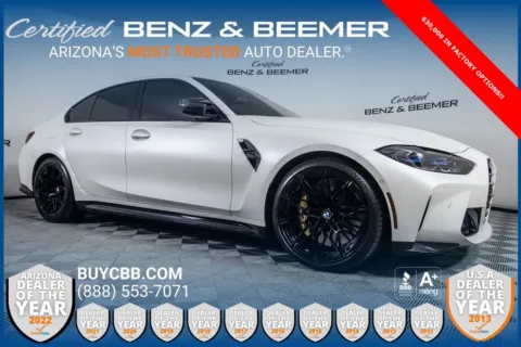 White 2021 BMW M3 Competition for sale in Scottsdale, AZ