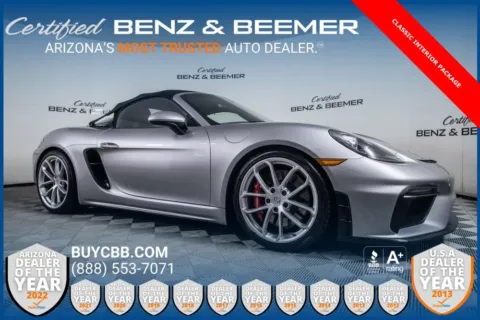 Silver 2022 Porsche 718 Spyder for sale in Scottsdale, AZ