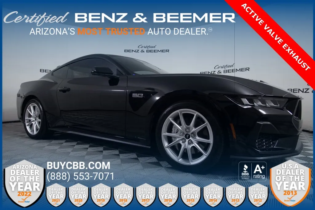 Black 2024 Ford Mustang GT Premium for sale in Scottsdale, AZ