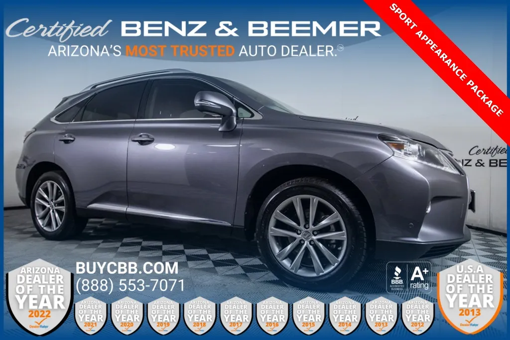 Gray 2013 Lexus RX 350 for sale in Scottsdale, AZ
