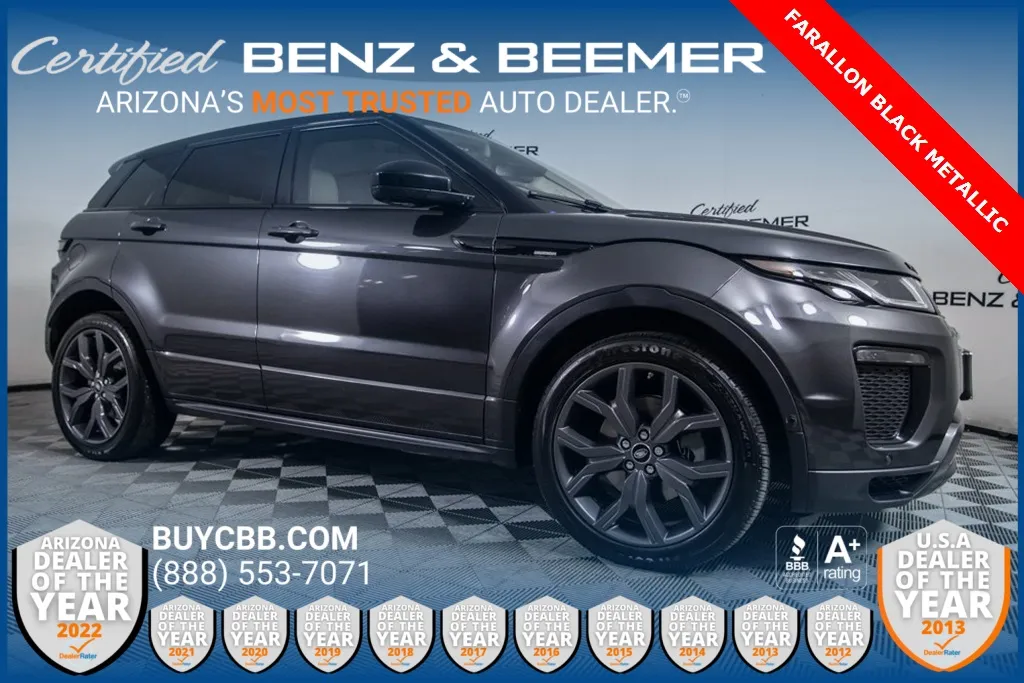 Black 2017 Land Rover Range Rover Evoque Autobiography for sale in Scottsdale, AZ