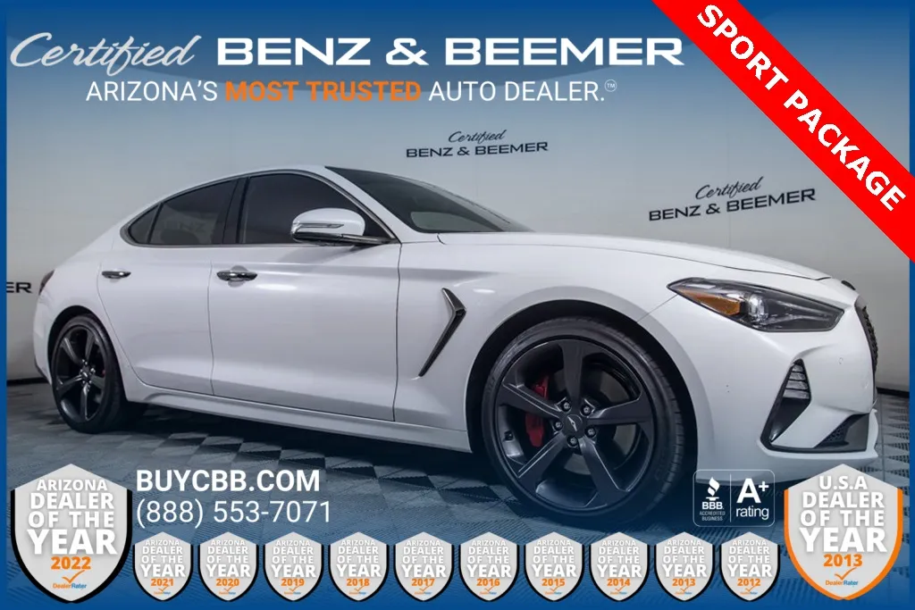 White 2020 Genesis G70 3.3T for sale in Scottsdale, AZ
