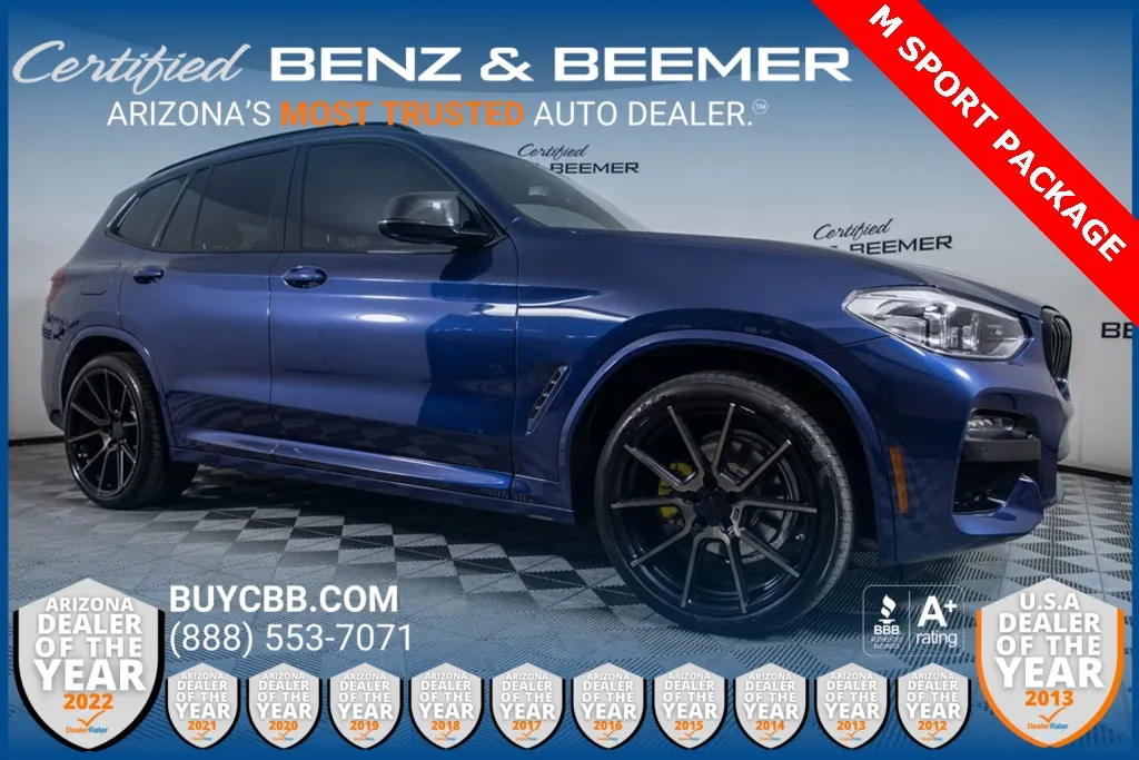 Blue 2021 BMW X3 sDrive30i for sale in Scottsdale, AZ