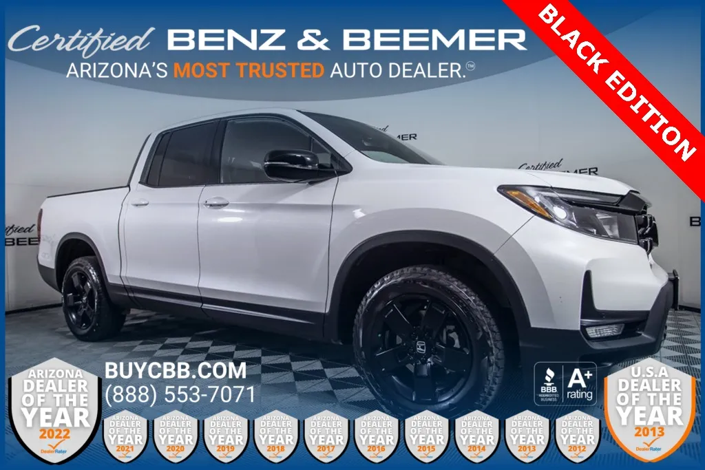 White 2024 Honda Ridgeline Black Edition for sale in Scottsdale, AZ