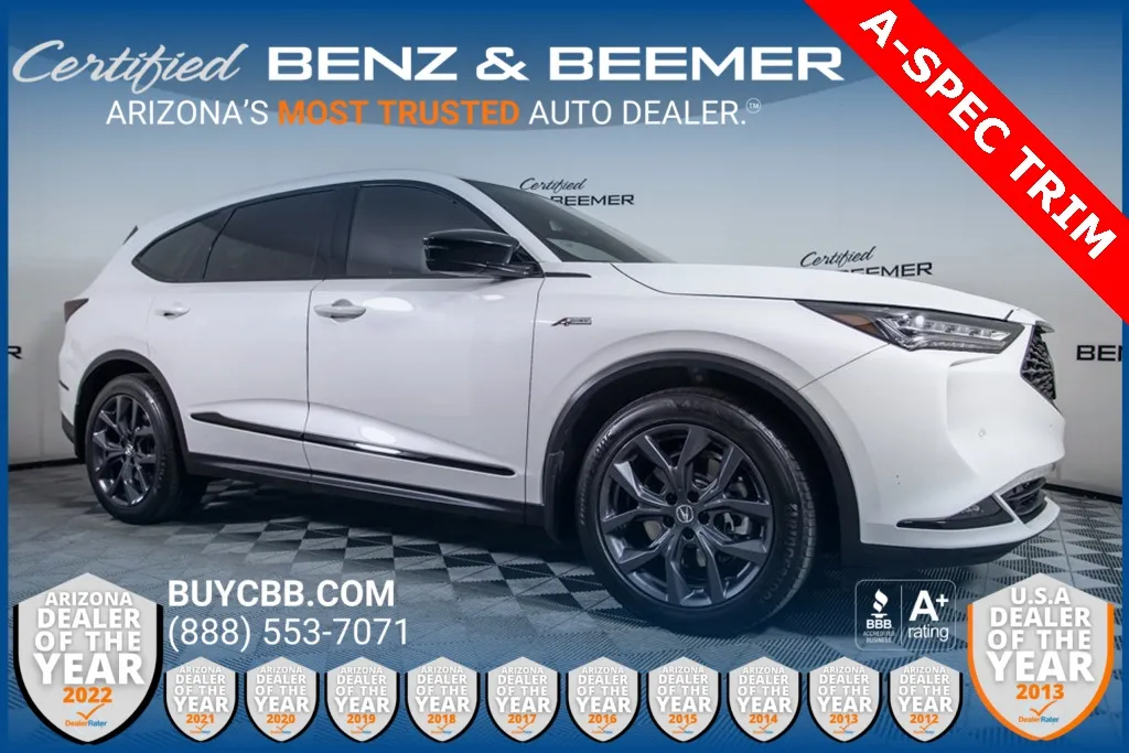 White 2023 Acura MDX A-Spec for sale in Scottsdale, AZ