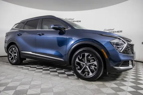 Blue 2024 Kia Sportage Hybrid EX for sale in Scottsdale, AZ