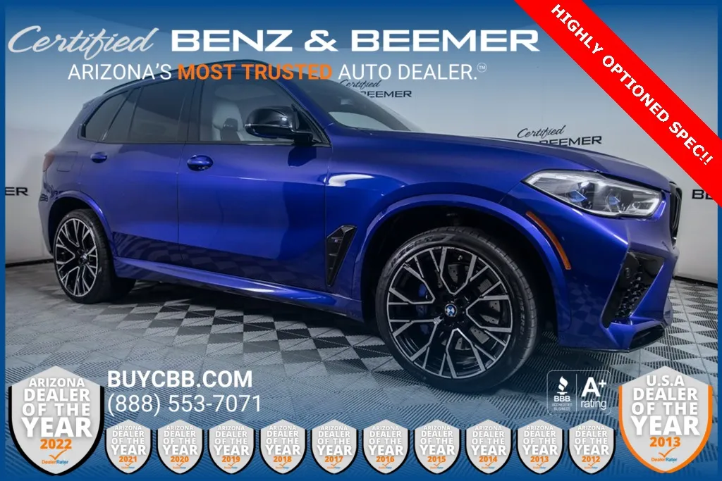 Blue 2020 BMW X5 M Competition for sale in Scottsdale, AZ
