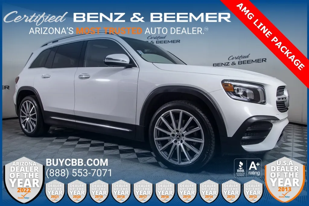 White 2021 Mercedes-Benz GLB 250 for sale in Scottsdale, AZ