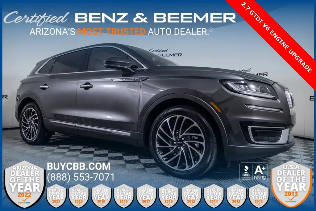 Gray 2019 Lincoln Nautilus Reserve for sale in Scottsdale, AZ