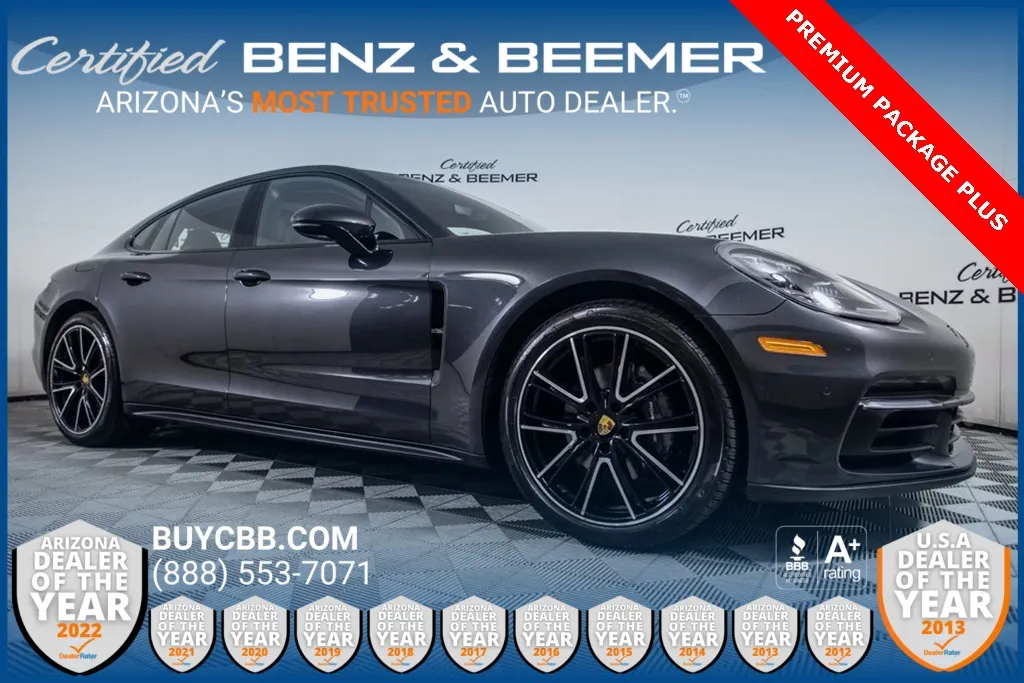 Gray 2018 Porsche Panamera 4 for sale in Scottsdale, AZ