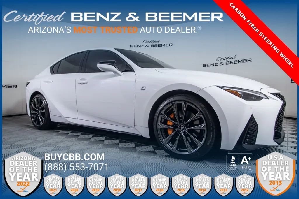 White 2024 Lexus IS 350 F SPORT for sale in Scottsdale, AZ