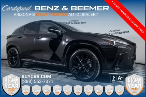 Black 2025 Lexus NX 350 F SPORT Handling for sale in Scottsdale, AZ