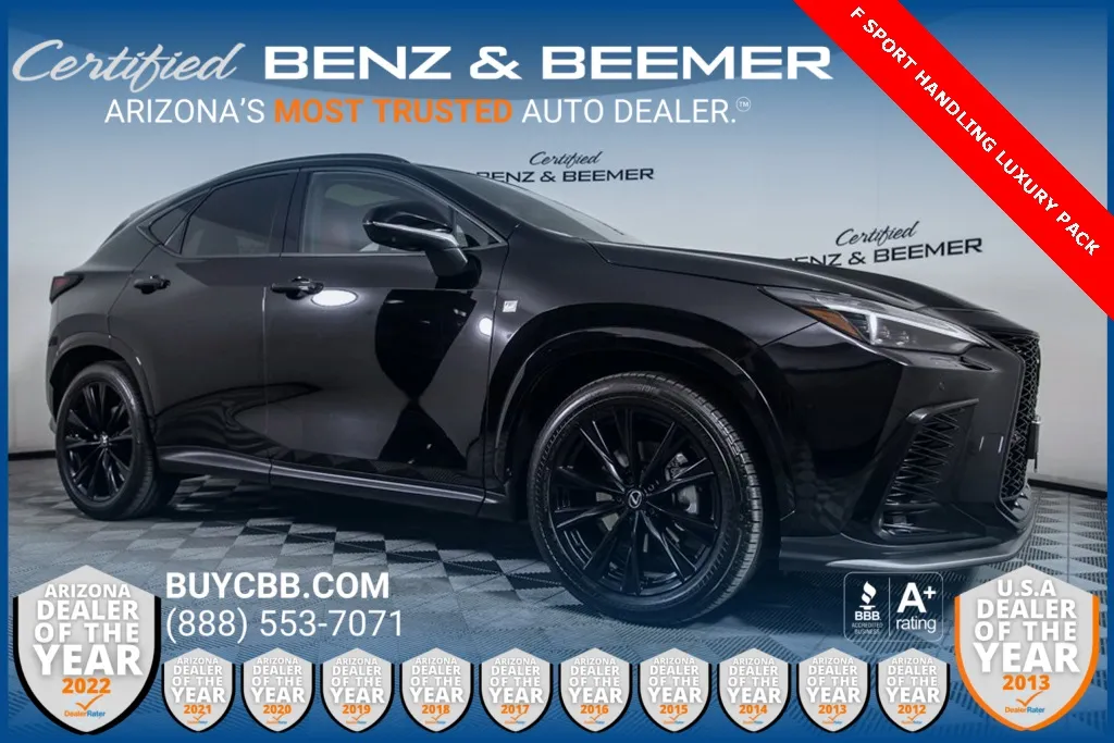 Black 2025 Lexus NX 350 F SPORT Handling for sale in Scottsdale, AZ