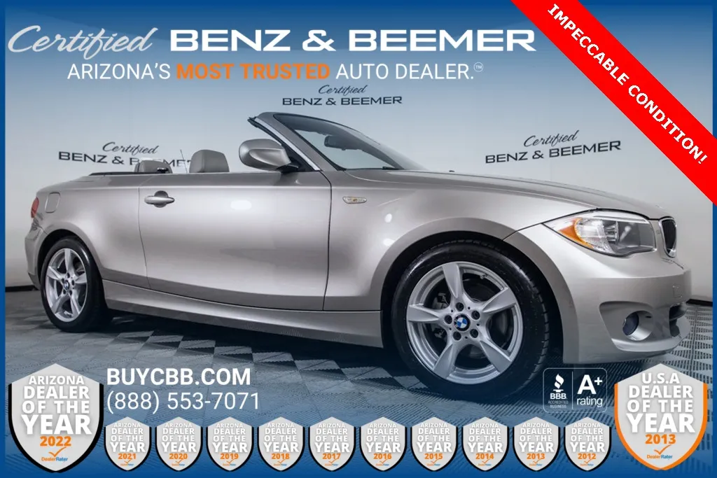Silver 2013 BMW 1 Series 128i for sale in Scottsdale, AZ