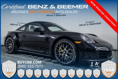 Black 2016 Porsche 911 Turbo S for sale in Scottsdale, AZ