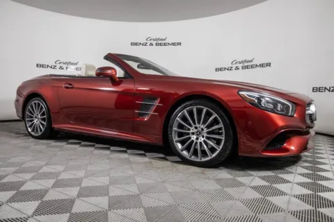 Red 2019 Mercedes-Benz SL-Class SL 550 for sale in Scottsdale, AZ