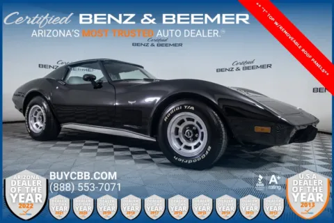 Black 1977 Chevrolet Corvette for sale in Scottsdale, AZ
