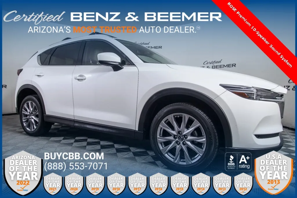 White 2019 Mazda CX-5 Grand Touring for sale in Scottsdale, AZ