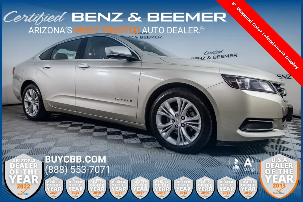 Silver 2014 Chevrolet Impala LT for sale in Scottsdale, AZ