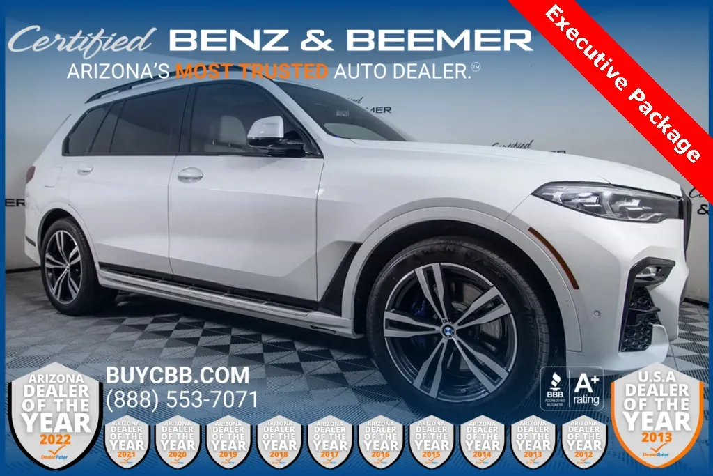 White 2022 BMW X7 xDrive40i for sale in Scottsdale, AZ