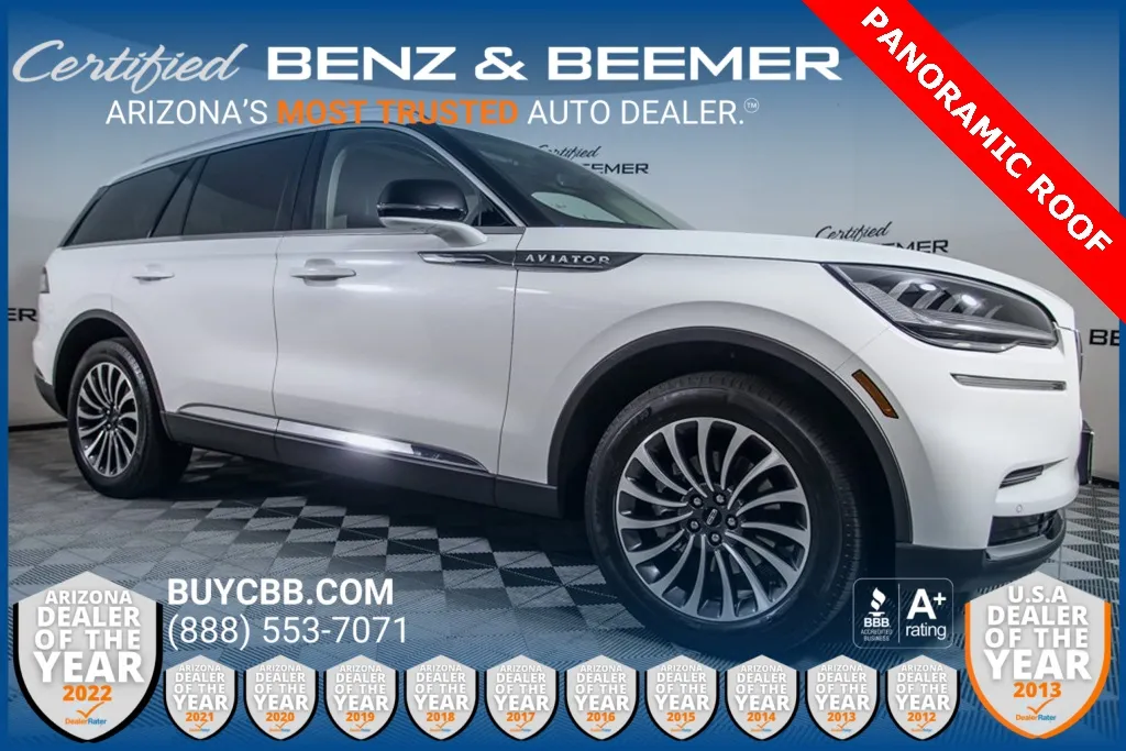 White 2023 Lincoln Aviator Standard for sale in Scottsdale, AZ