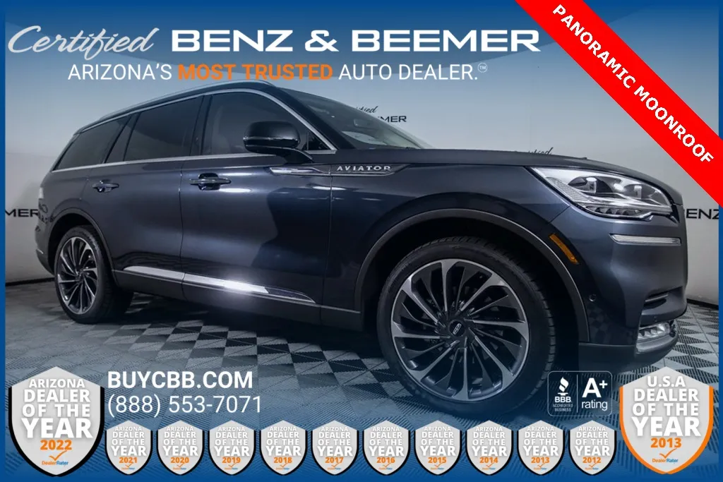 Blue 2022 Lincoln Aviator Reserve for sale in Scottsdale, AZ