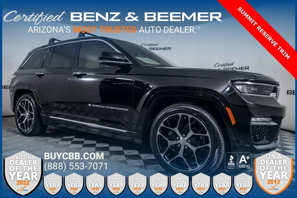 Black 2022 Jeep Grand Cherokee Summit for sale in Scottsdale, AZ