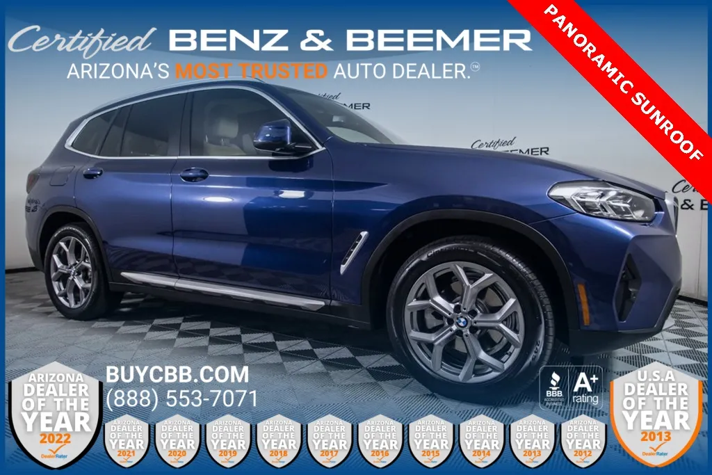 Blue 2024 BMW X3 xDrive30i for sale in Scottsdale, AZ