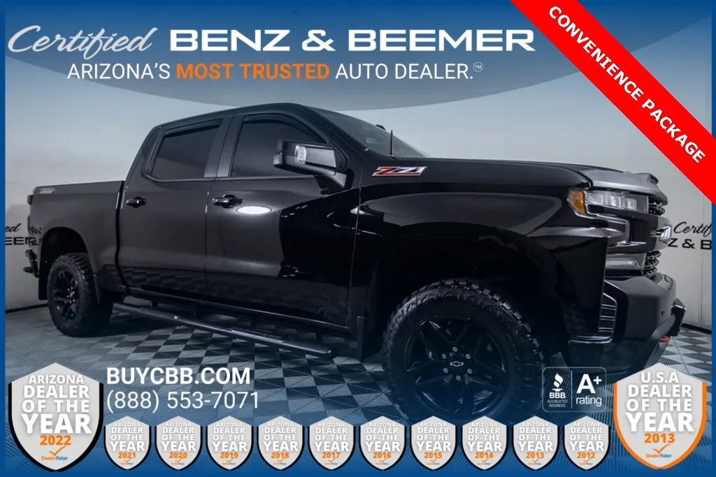 Black 2019 Chevrolet Silverado 1500 LT Trail Boss for sale in Scottsdale, AZ