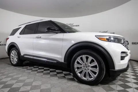 White 2022 Ford Explorer Limited for sale in Scottsdale, AZ