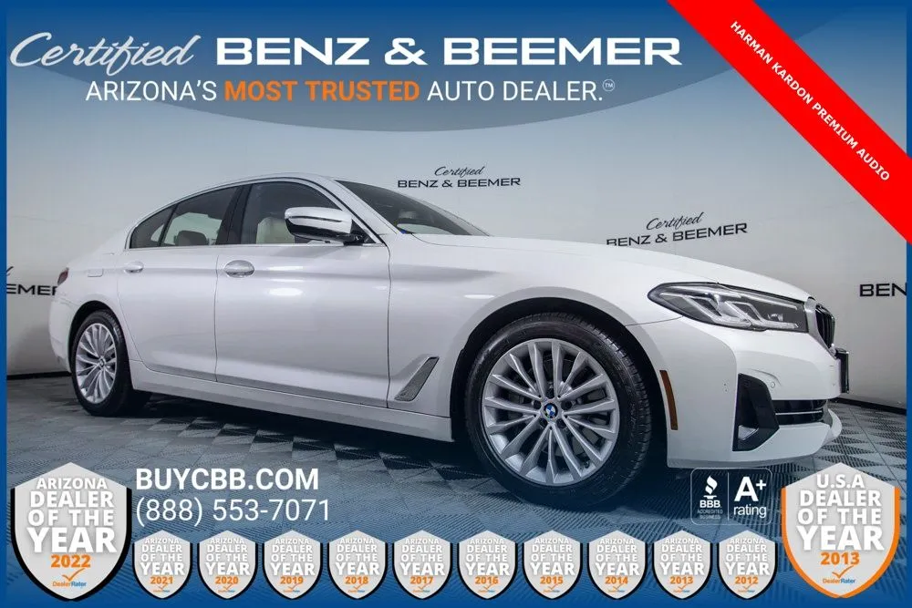 White 2023 BMW 5 Series 530i for sale in Scottsdale, AZ