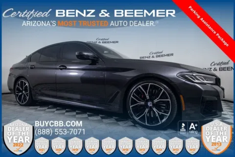 Gray 2023 BMW 5 Series M550i xDrive for sale in Scottsdale, AZ