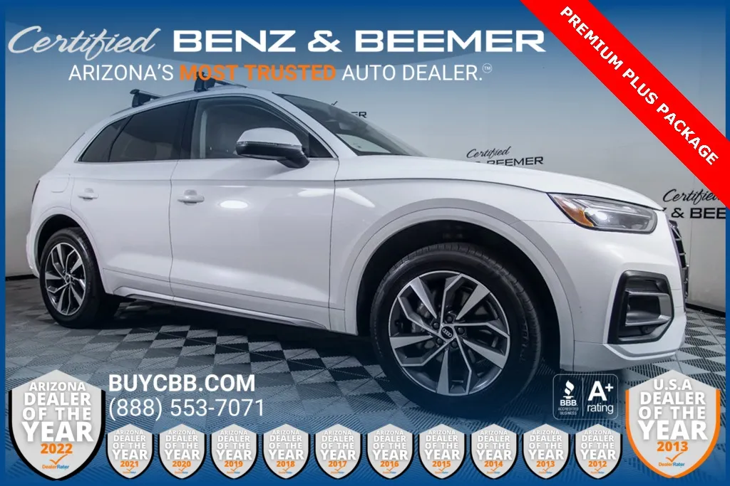 White 2021 Audi Q5 45 Premium Plus for sale in Scottsdale, AZ