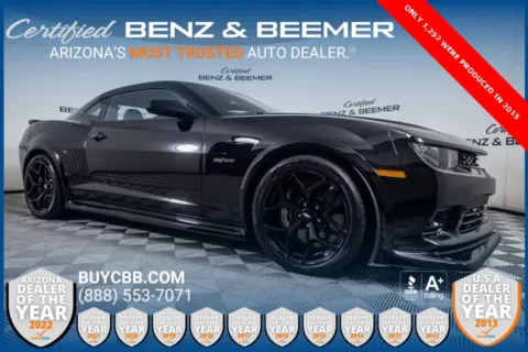 Black 2015 Chevrolet Camaro Z/28 for sale in Scottsdale, AZ