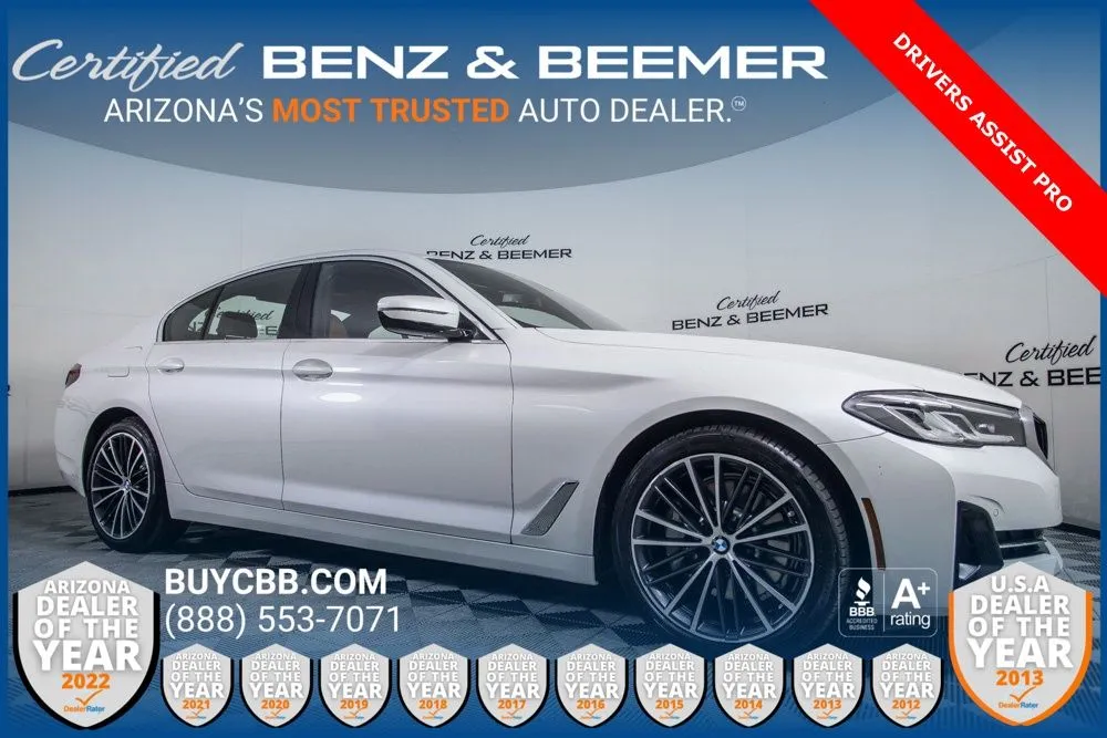 White 2023 BMW 5 Series 530i for sale in Scottsdale, AZ