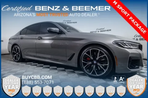 Gray 2021 BMW 5 Series 540i for sale in Scottsdale, AZ