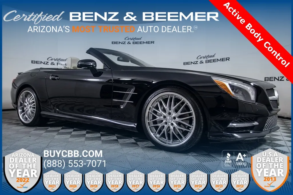 Black 2013 Mercedes-Benz SL-Class SL 550 for sale in Scottsdale, AZ