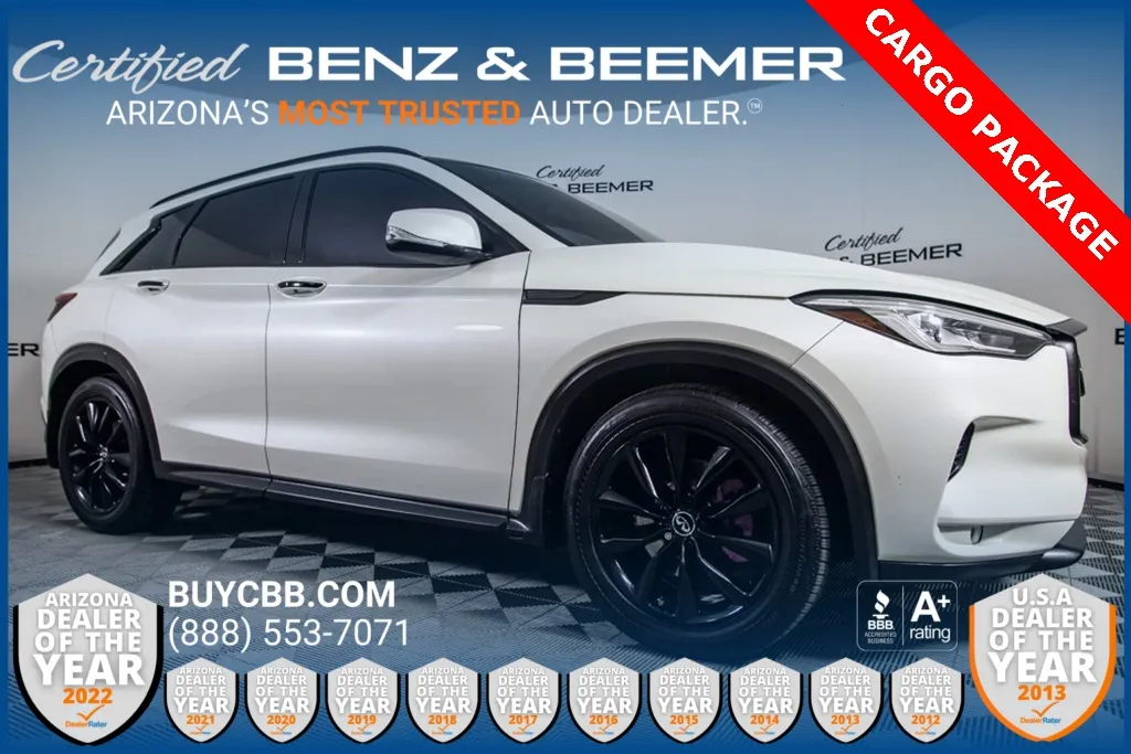 White 2019 INFINITI QX50 LUXE for sale in Scottsdale, AZ