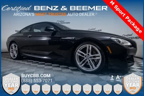 Black 2014 BMW 6 Series 650i for sale in Scottsdale, AZ