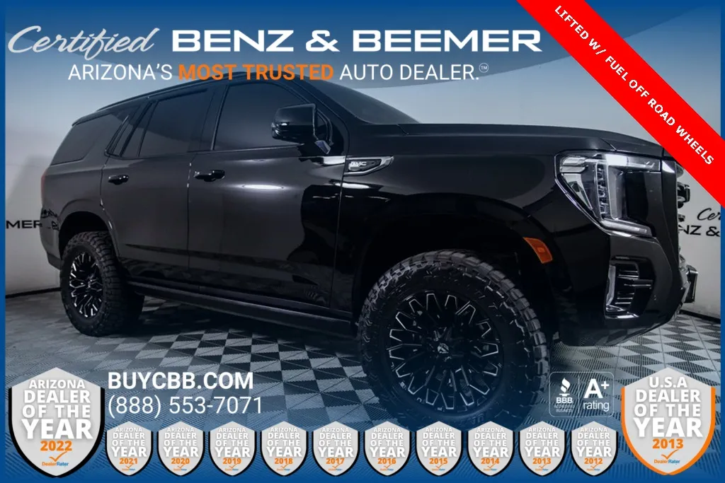 Black 2021 GMC Yukon AT4 for sale in Scottsdale, AZ