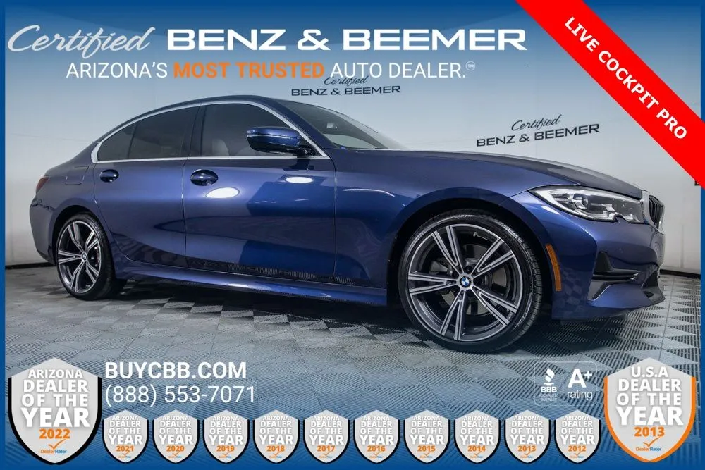 Blue 2022 BMW 3 Series 330i for sale in Scottsdale, AZ
