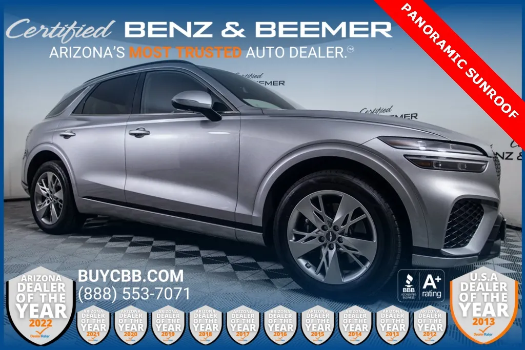 Silver 2022 Genesis GV70 3.5T Sport for sale in Scottsdale, AZ