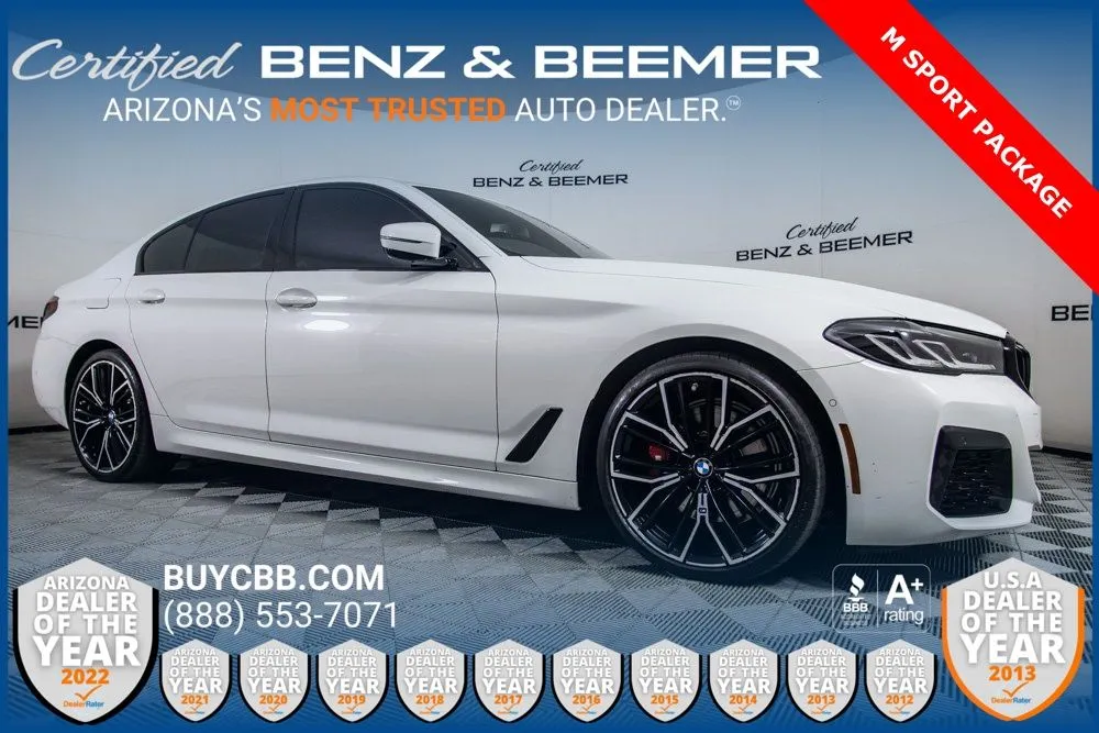 White 2023 BMW 5 Series 530i for sale in Scottsdale, AZ