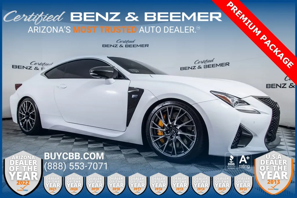 Used 2017 Lexus RC F for sale in Scottsdale, AZ at Certified Benz